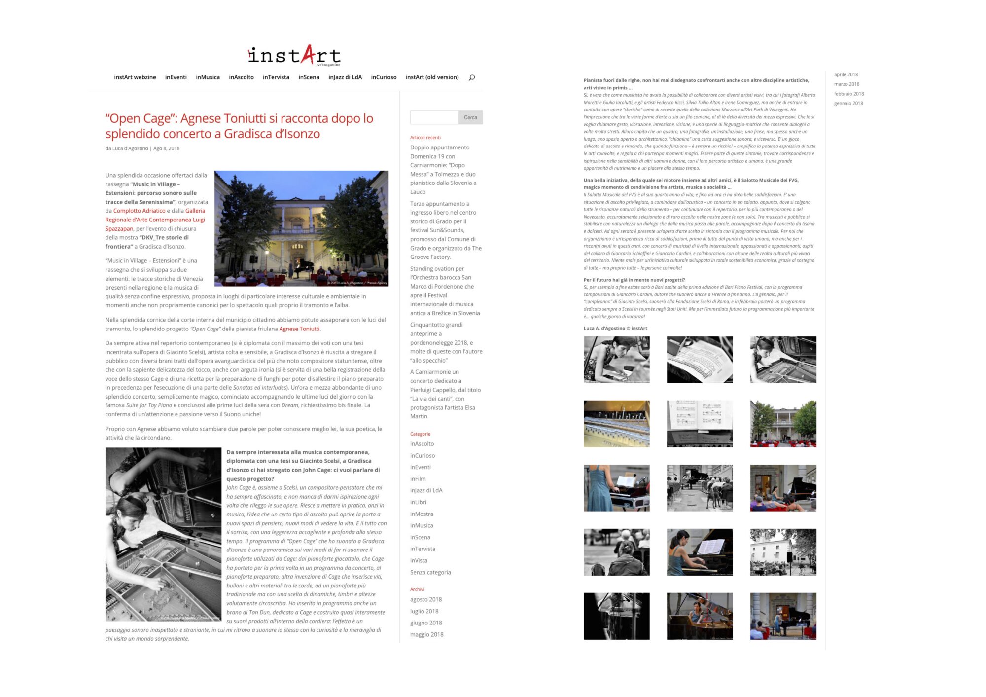 Open Cage, Instart 8/8/2018 Open Cage, Instart 8/8/2018