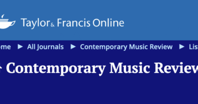 Contemporary Music Review